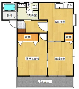 アクア【1階】の間取り