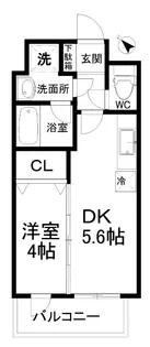 エルスタンザ子平町【3階】の間取り