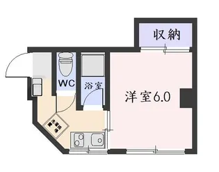 1Kの間取り画像