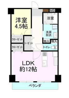 菅ビル【6階】の間取り