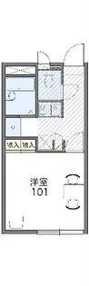 レオパレスグランパルク【1階】の間取り