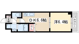 大阪府大阪市淀川区十三東3【マンション】の間取り