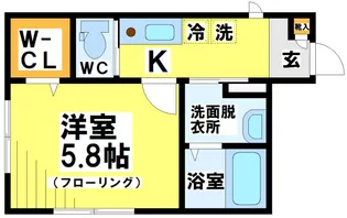 東京都府中市押立町1【アパート】の間取り