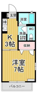 ラフォーレ・昴B【1階】の間取り