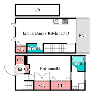 岡山県岡山市中区清水2【一戸建】の間取り