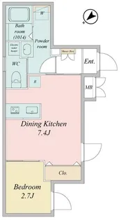 東京都江東区古石場2【マンション】の間取り
