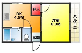 大阪府大阪市東淀川区小松1【マンション】の間取り
