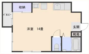 吉満ハイツ【3階】の間取り