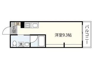 広島県広島市西区新庄町【アパート】の間取り