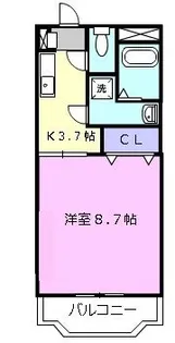 メルヴェーユ【3階】の間取り