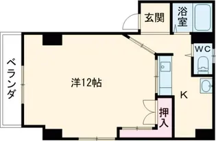 藤原マンション東村【1階】の間取り