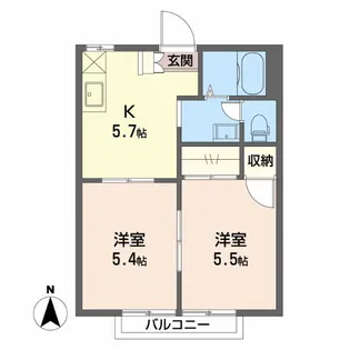 S’K’Comfort【2階】の間取り