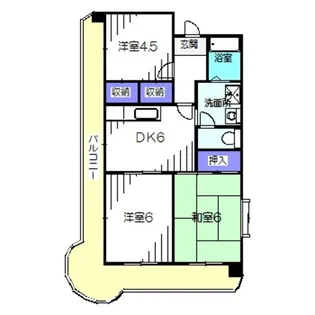 メゾンプレミール【5階】の間取り