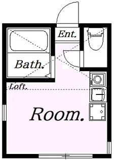 ユナイト鹿島田バートランド・ラッセル【2階】の間取り