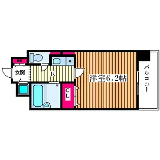 パラシオ塚本III【8階】の間取り