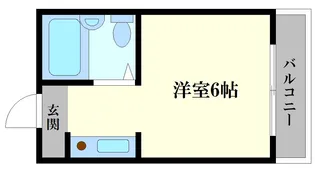 グルパ大国町【3階】の間取り