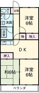 サンハイム和田【2階】の間取り