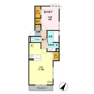 ミーツII【2階】の間取り