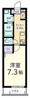 メゾンドボヌール【2階】の間取り