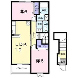 アンジュ【2階】の間取り