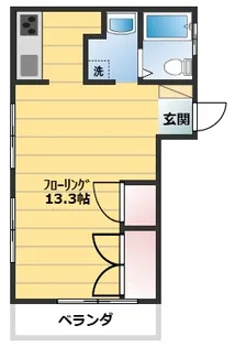 エンブレム若狭【4階】の間取り