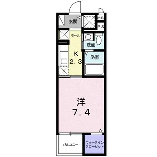 東京都足立区入谷2【マンション】の間取り