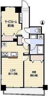 マイキャッスル馬事公苑【3階】の間取り