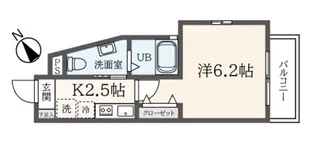 アスターテラス二俣川【2階】の間取り