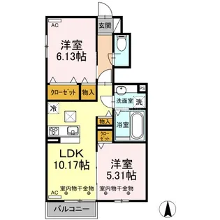 ASTRO-S【1階】の間取り