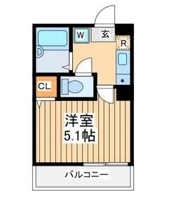 メルディア京王稲田堤【3階】の間取り