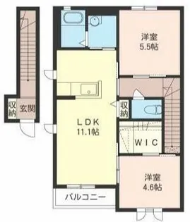 JOAN【2階】の間取り