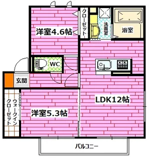 カリアタワー【1階】の間取り