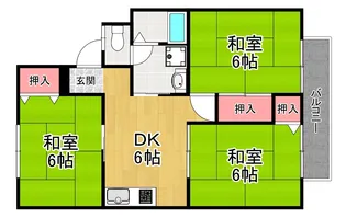 橘ハイツ【2階】の間取り