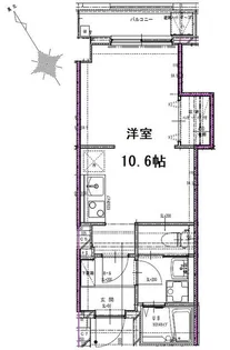 Confort Demeur【3階】の間取り