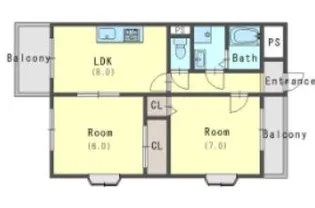 プレミエールクラーテ【5階】の間取り