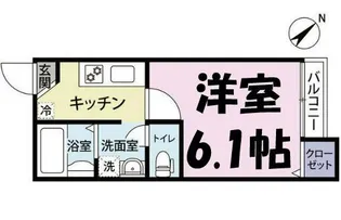 ソラーレ春日部【2階】の間取り