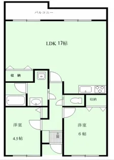 ブラウンレジデンス【3階】の間取り