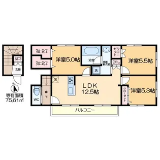 アニマーレ東小岩II【2階】の間取り