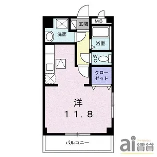 東京都東村山市廻田町3【アパート】の間取り