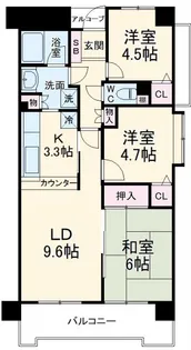 ロイヤルシャトー幕張本郷【1階】の間取り