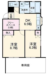 アカリサンパーク【2階】の間取り