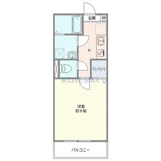 ジーメゾン鎌ケ谷セレスト【3階】の間取り