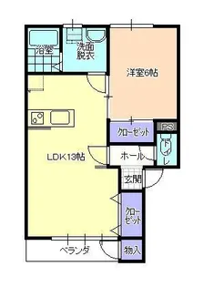 メゾンステータス【1階】の間取り