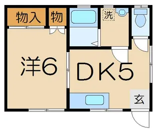 グリーンコーポラス【1階】の間取り