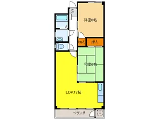 コスモ河村【3階】の間取り