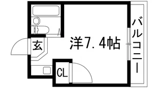 マンションミネット3号館【2階】の間取り