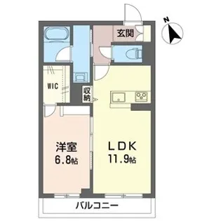 シャーメゾン湘南松が丘II【1階】の間取り