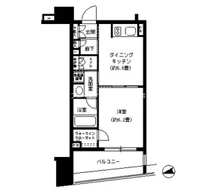 パークキューブ浅草田原町【3階】の間取り