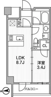 Lighthouse中馬込【6階】の間取り
