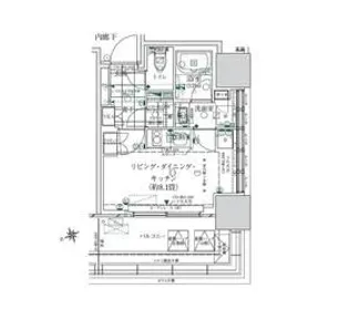 ローレルタワールネ浜松町【3階】の間取り